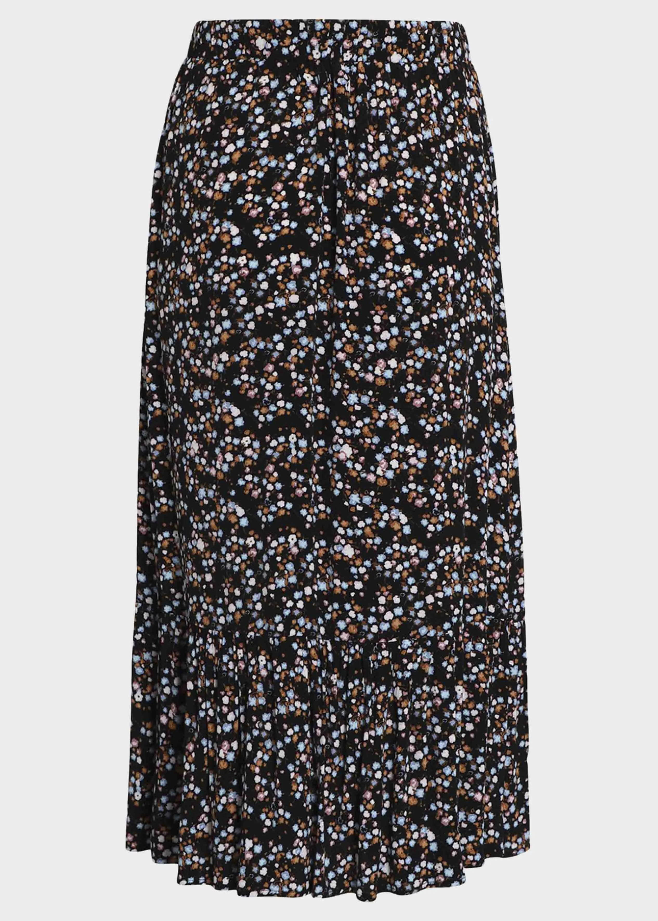 Ariana Woven Pull On Midi Skirt