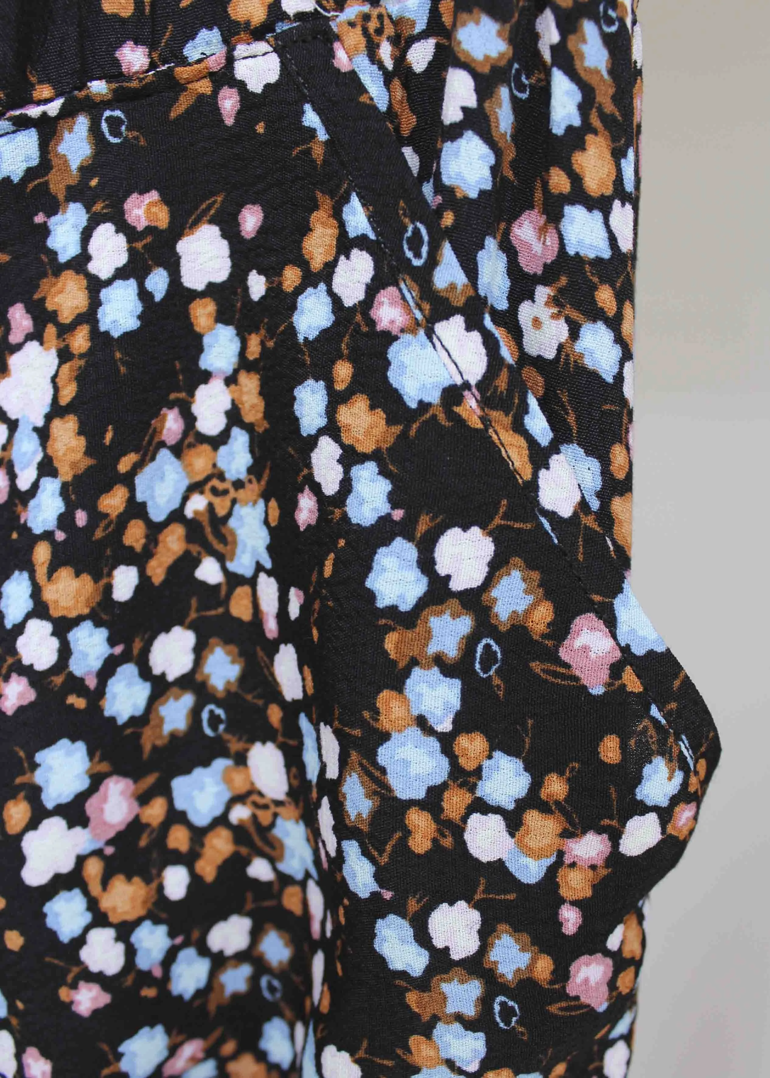 Ariana Woven Pull On Midi Skirt