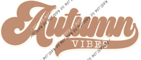 Autumn Vibes Retro DTF Transfer