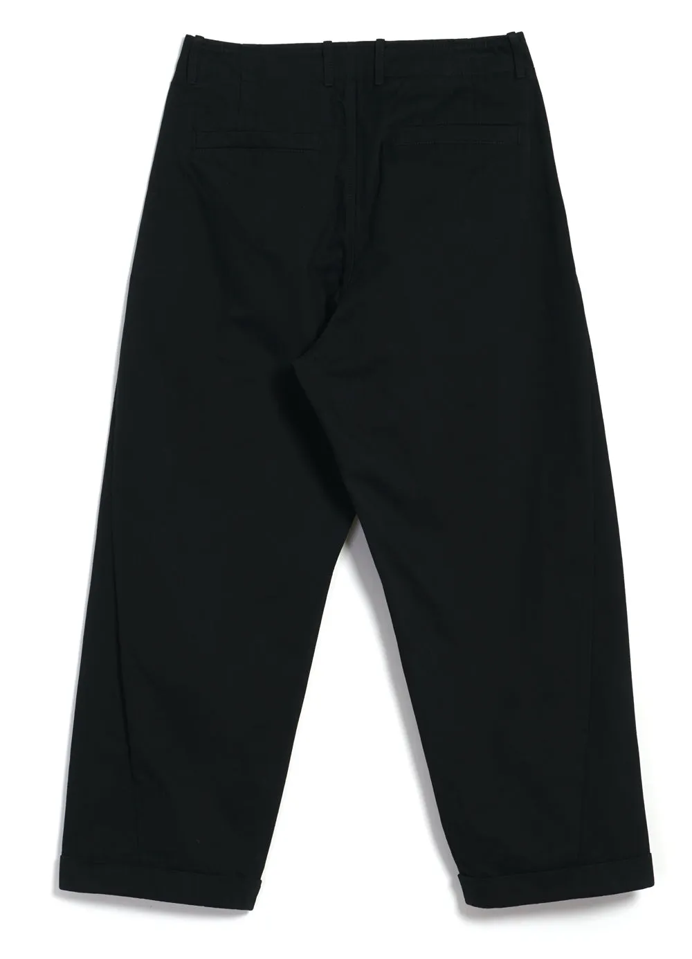BOBBY 27-56-2 | Wide Pleated Everyday Trousers | Black