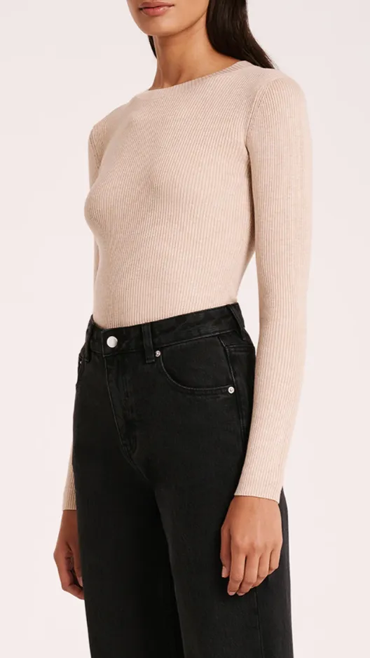 Classic LS Knit - Oat