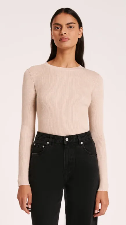 Classic LS Knit - Oat