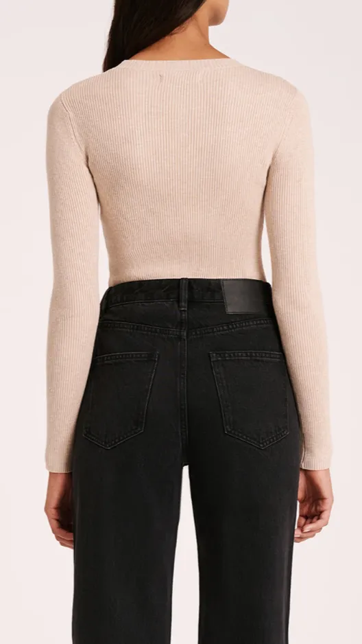 Classic LS Knit - Oat