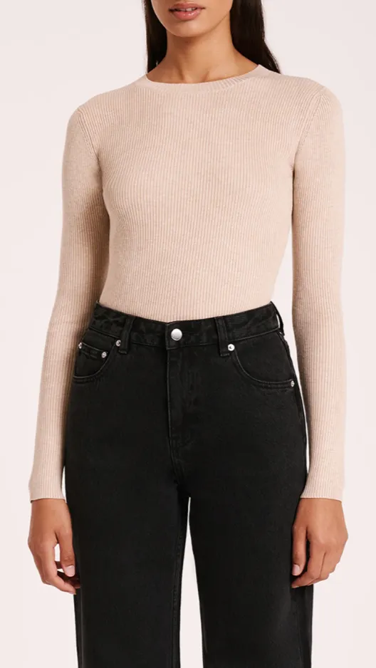 Classic LS Knit - Oat