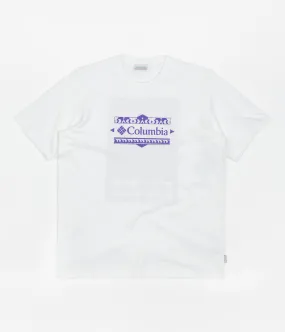Columbia Explorers Canyon Back T-Shirt - White / Bordered Beauty Graphic