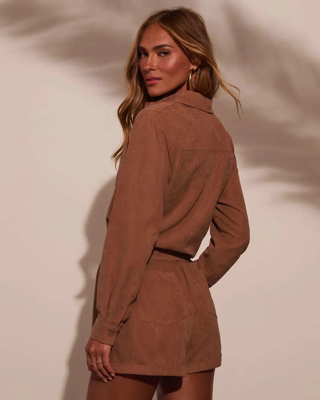 Count Me In Waist Tie Romper