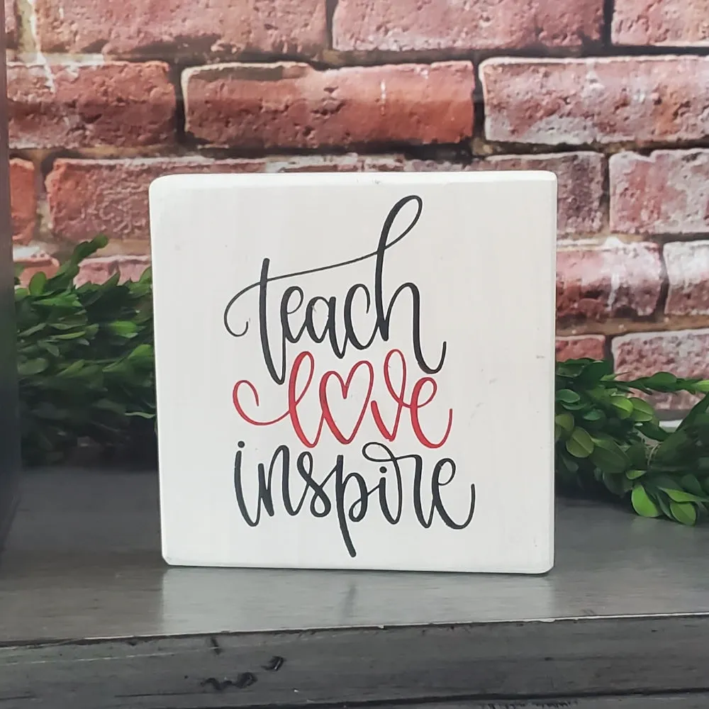 Decorative Wood Tiles | Teacher | 5 Styles