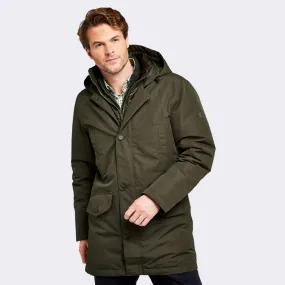 Dubarry Men's Urlingford Down Parka Jacket in Ivy