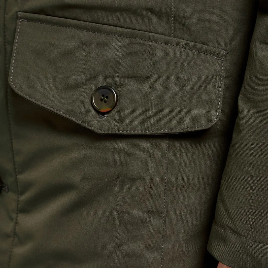 Dubarry Men's Urlingford Down Parka Jacket in Ivy