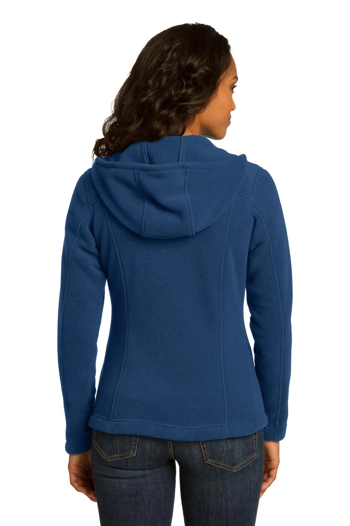 Eddie Bauer Ladies Hooded Full-Zip Fleece Jacket. EB206