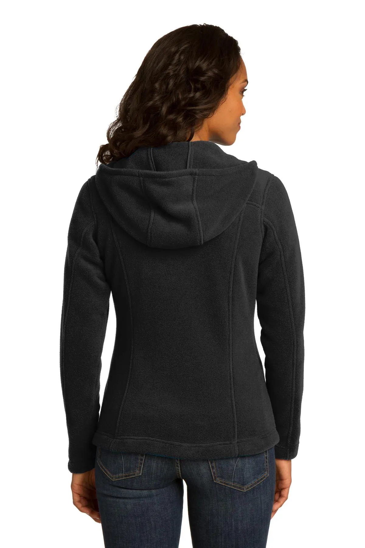 Eddie Bauer Ladies Hooded Full-Zip Fleece Jacket. EB206
