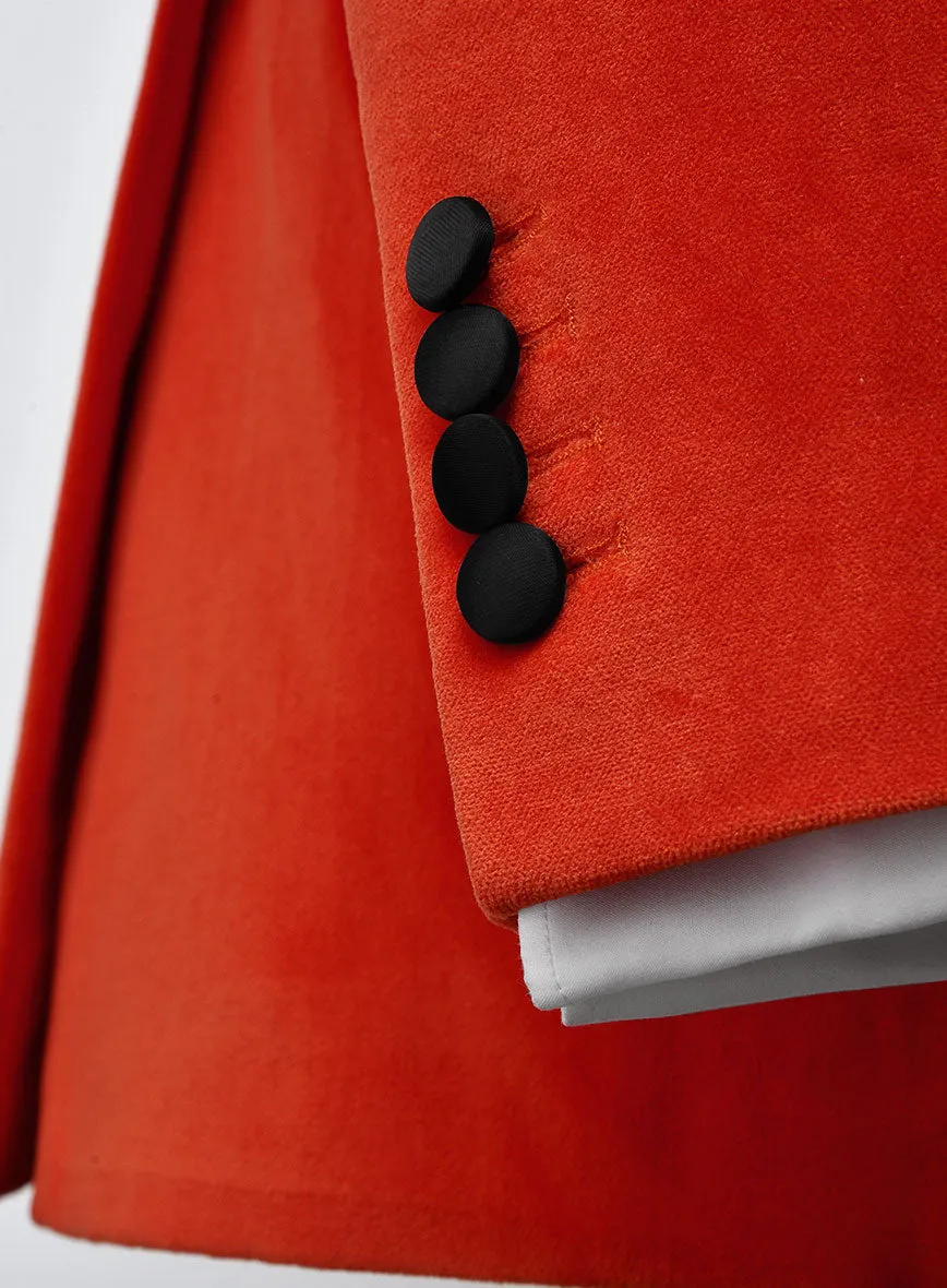 Kingsman Orange Velvet Tuxedo Suit II
