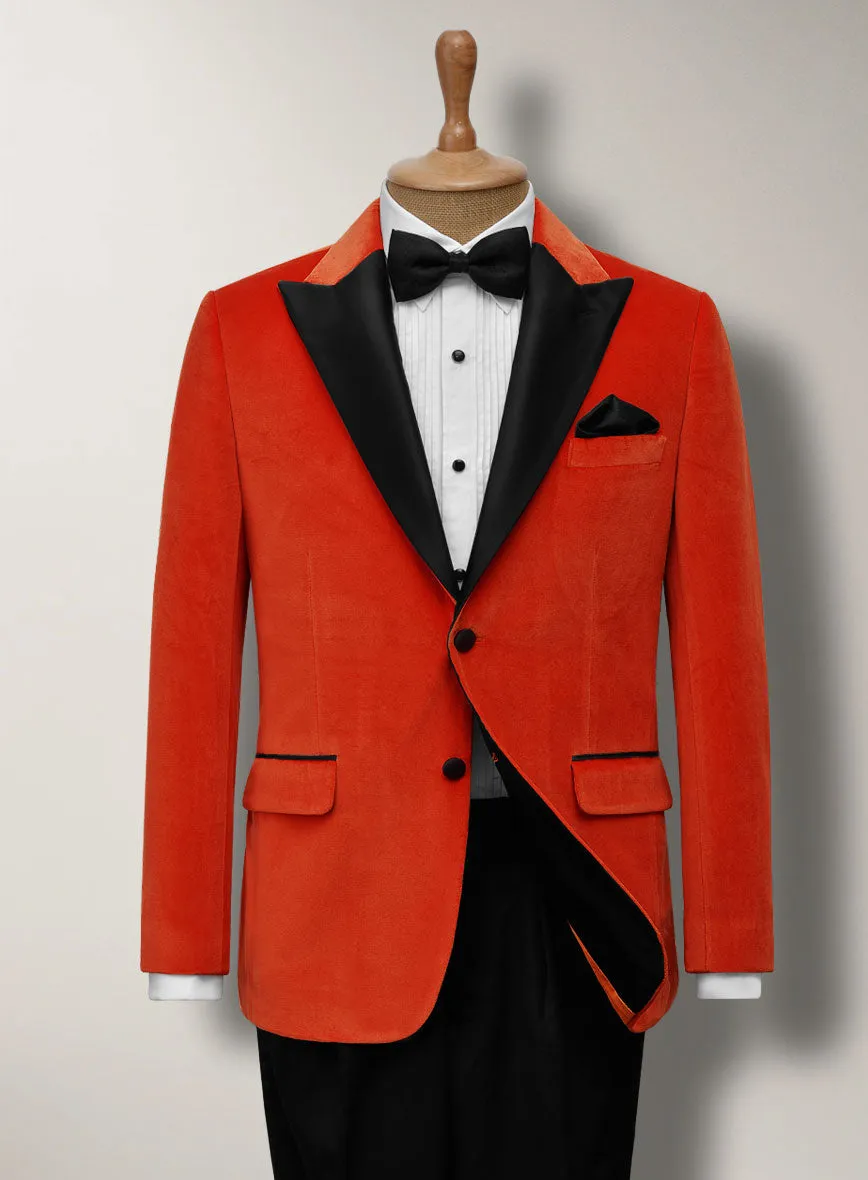Kingsman Orange Velvet Tuxedo Suit II
