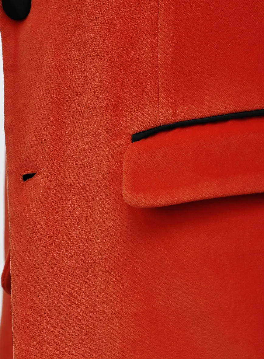Kingsman Orange Velvet Tuxedo Suit II