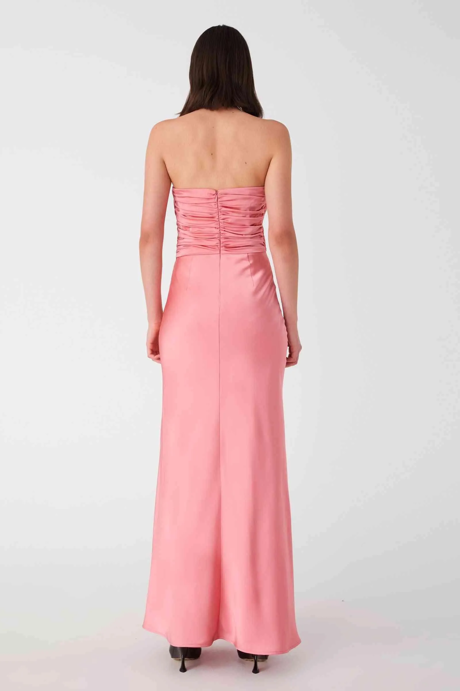 Livia Satin Maxi Dress