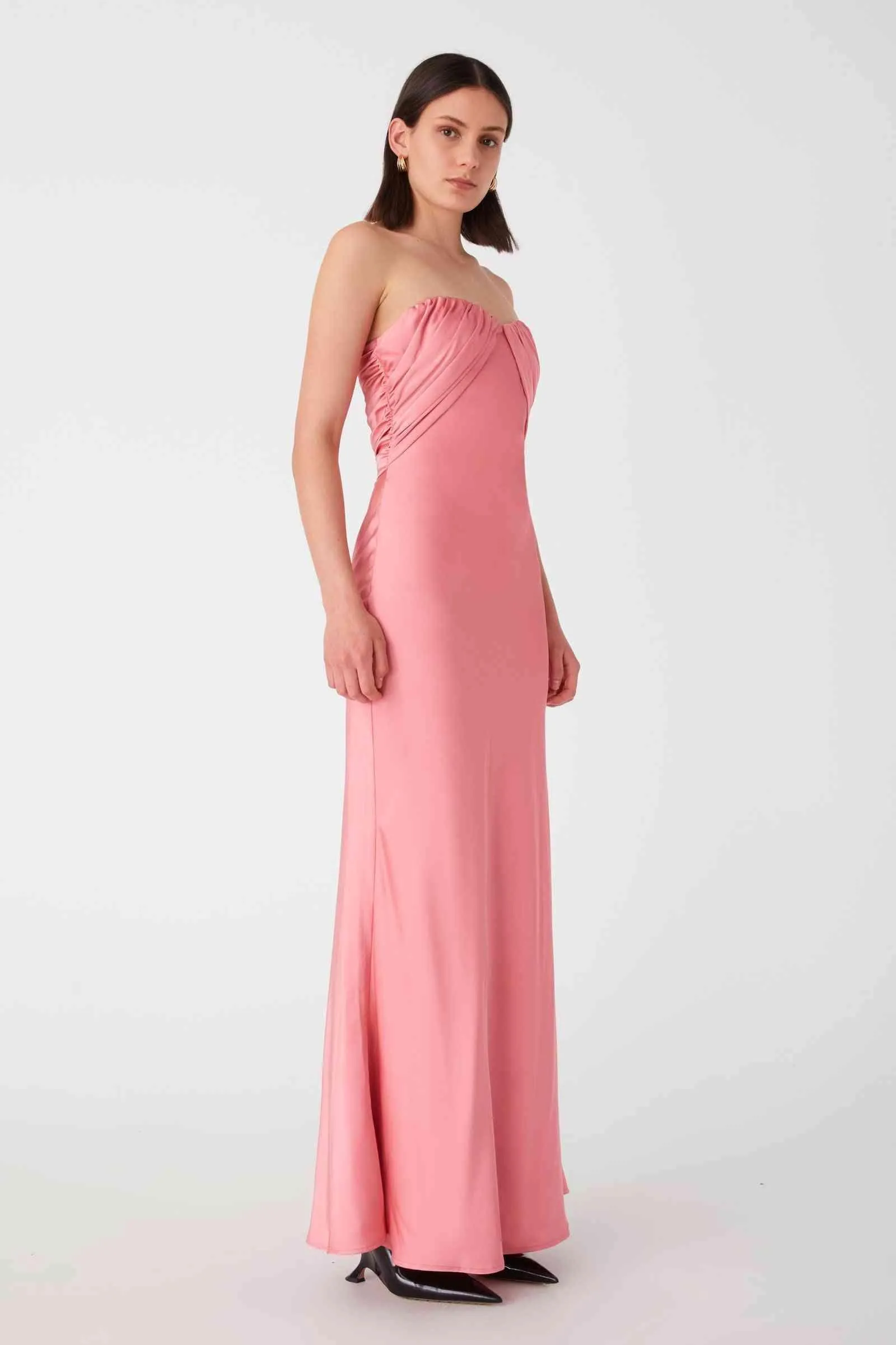 Livia Satin Maxi Dress