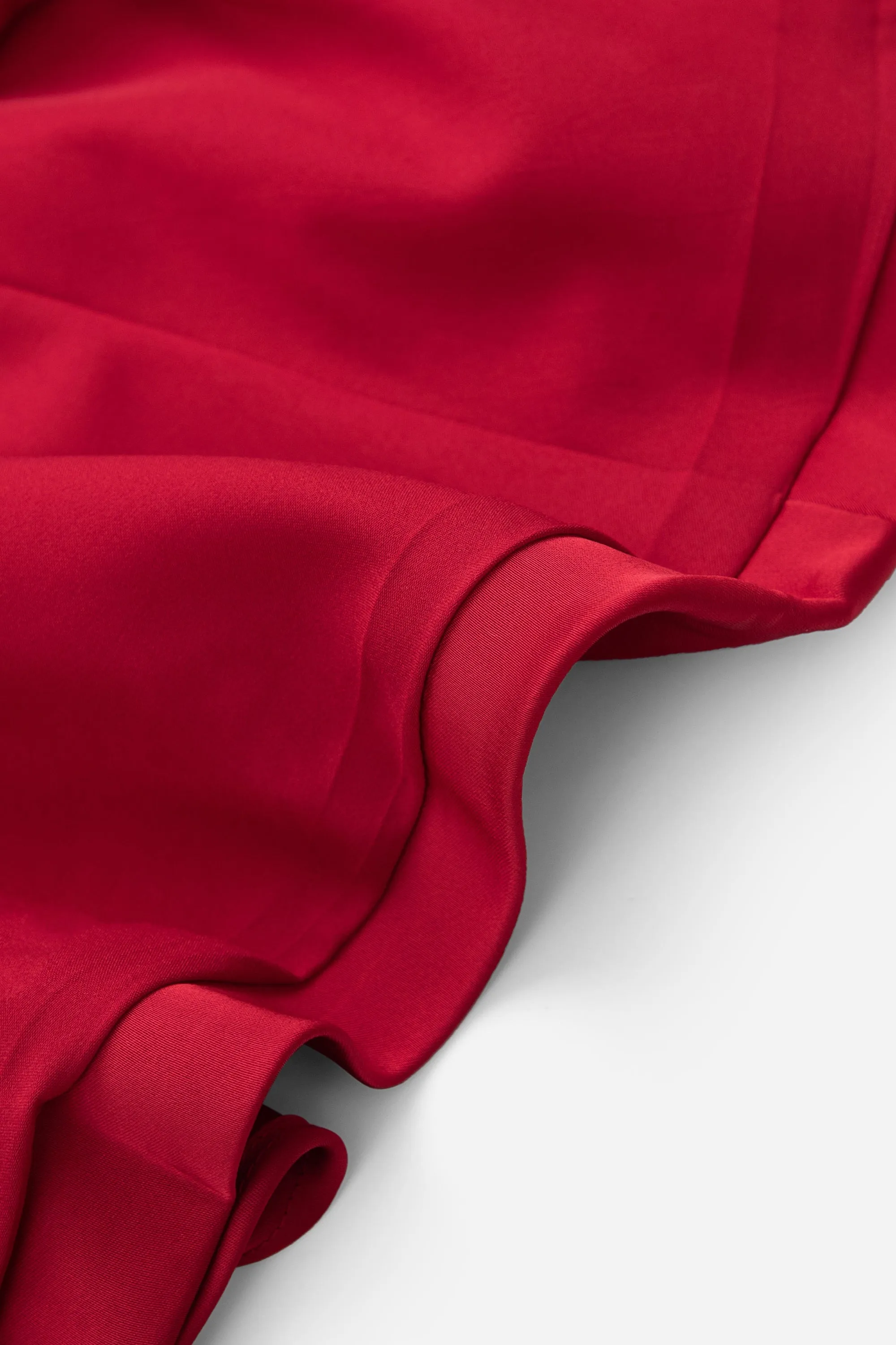 Martina Ruffle Lines Midi Dress