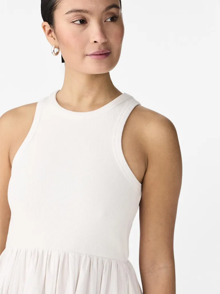 Miri Sleeveless Maxi Dress Star White