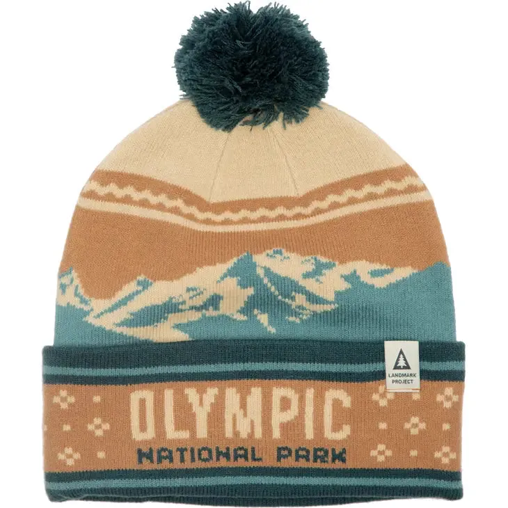 National Park Knit Pom Beanie