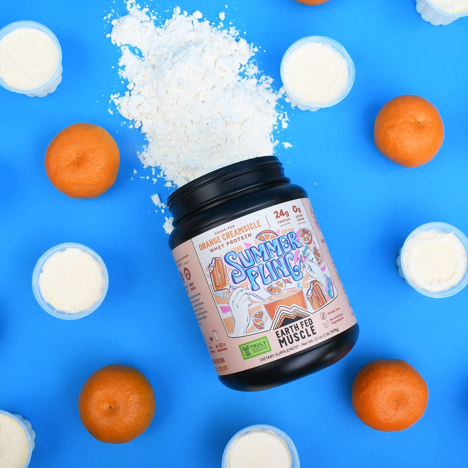 SEASONAL FLAVOR: Summer Fling Orange Creamsicle Grass-Fed Protein