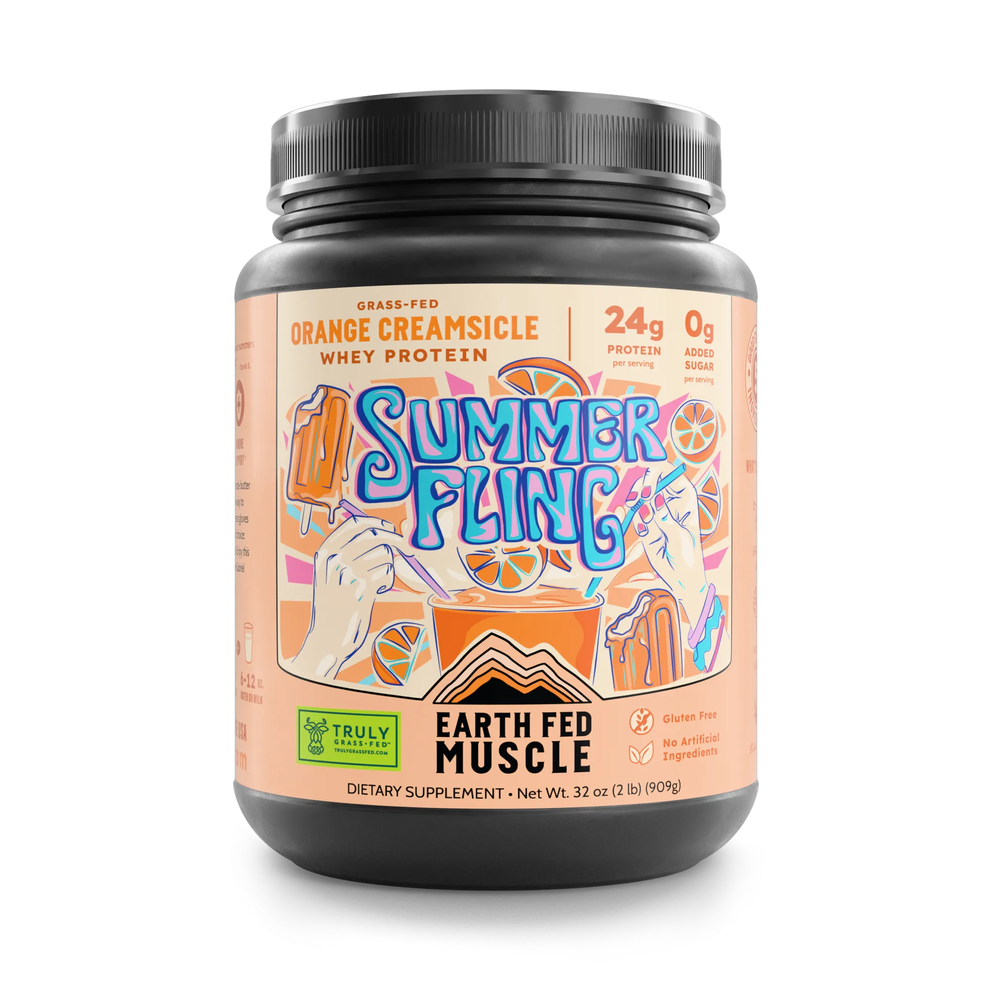 SEASONAL FLAVOR: Summer Fling Orange Creamsicle Grass-Fed Protein