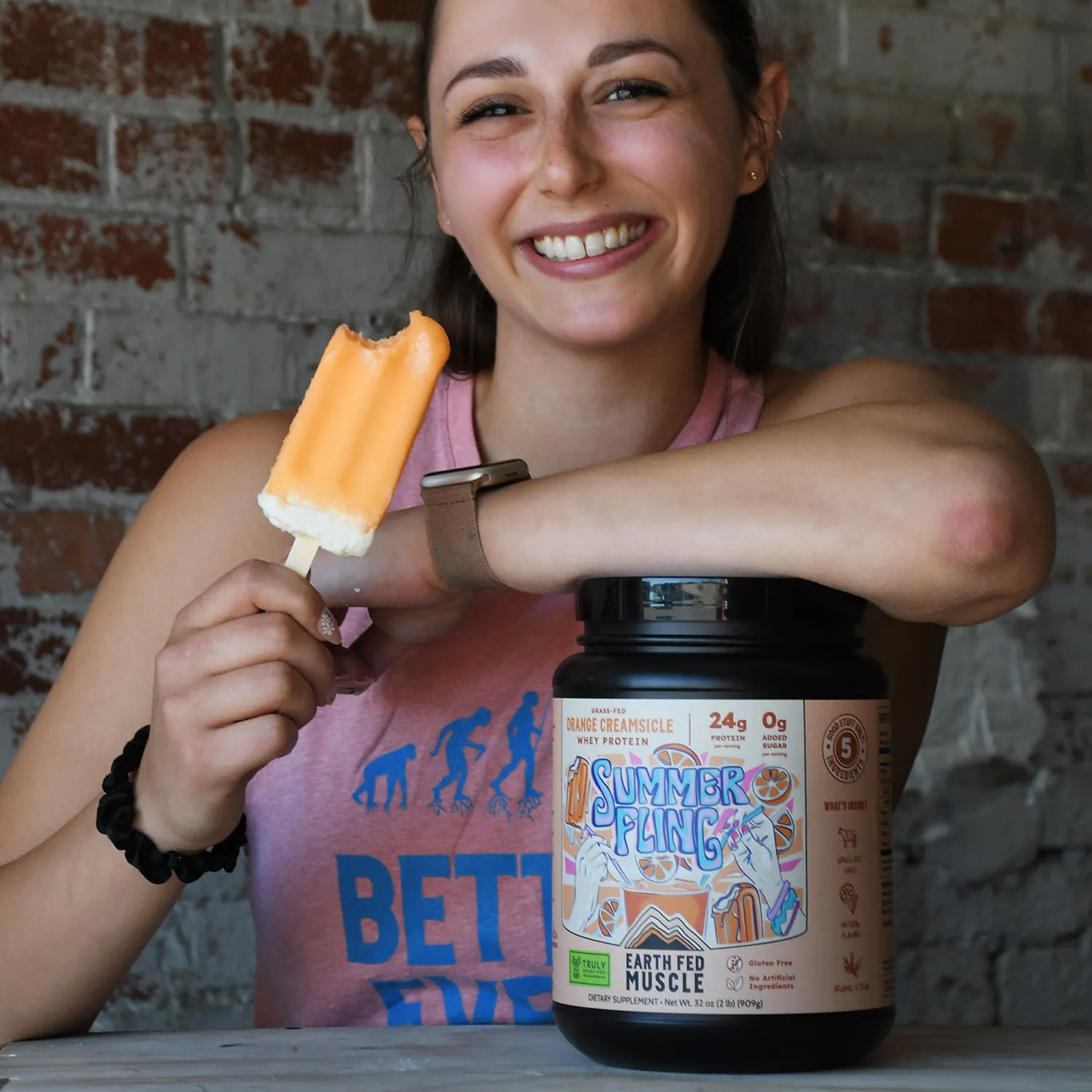 SEASONAL FLAVOR: Summer Fling Orange Creamsicle Grass-Fed Protein