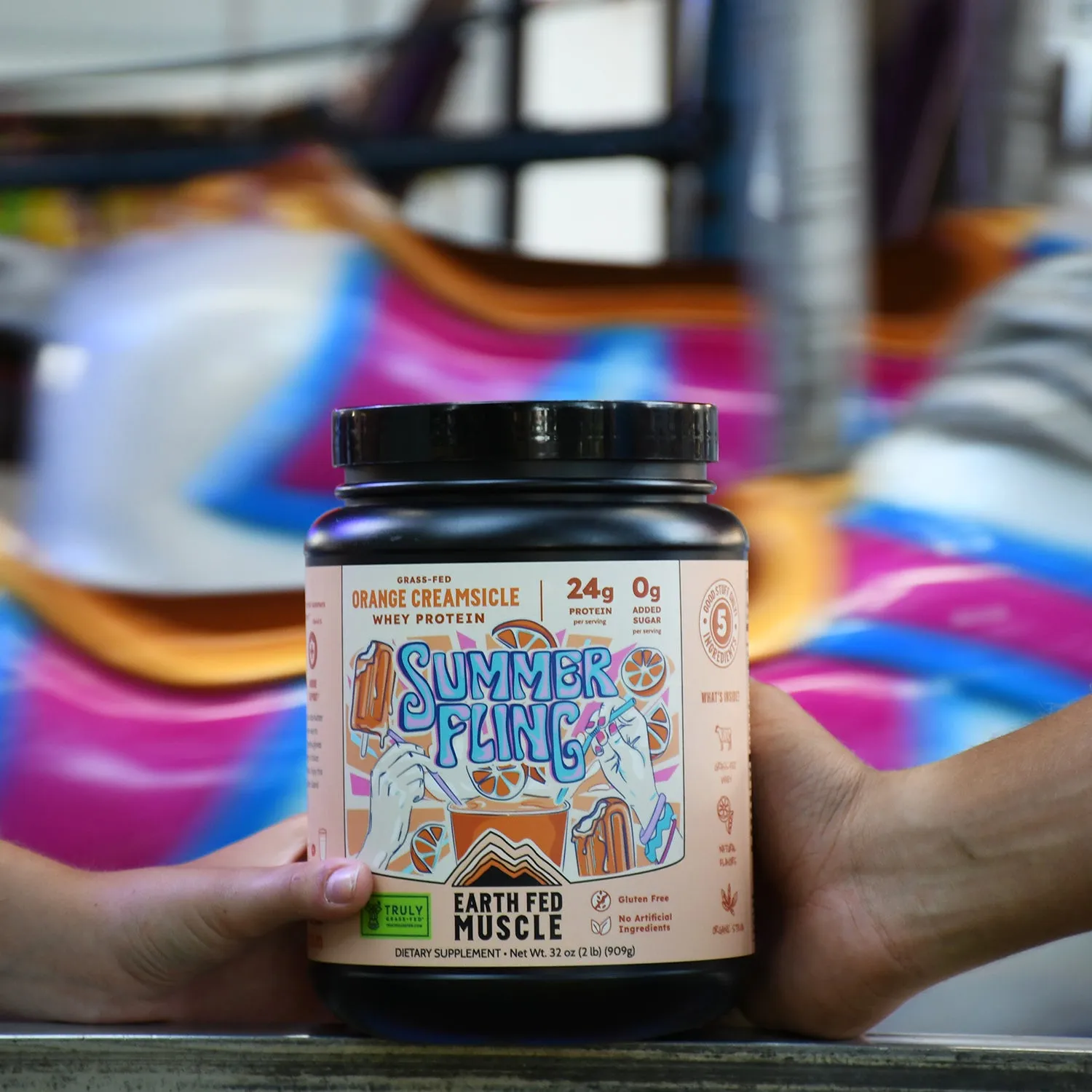 SEASONAL FLAVOR: Summer Fling Orange Creamsicle Grass-Fed Protein