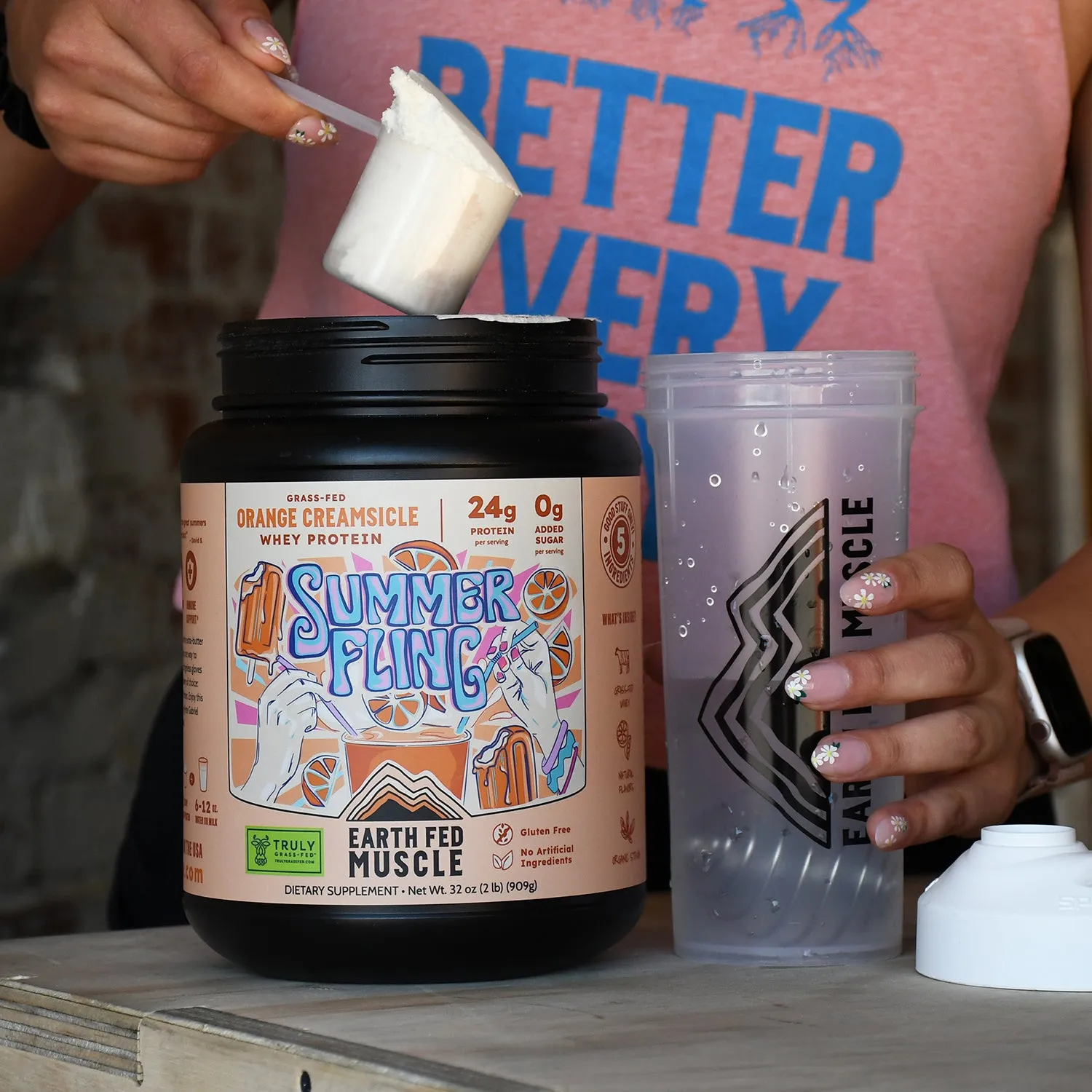 SEASONAL FLAVOR: Summer Fling Orange Creamsicle Grass-Fed Protein