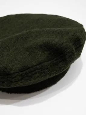 Shaggy Beret - Black Olive