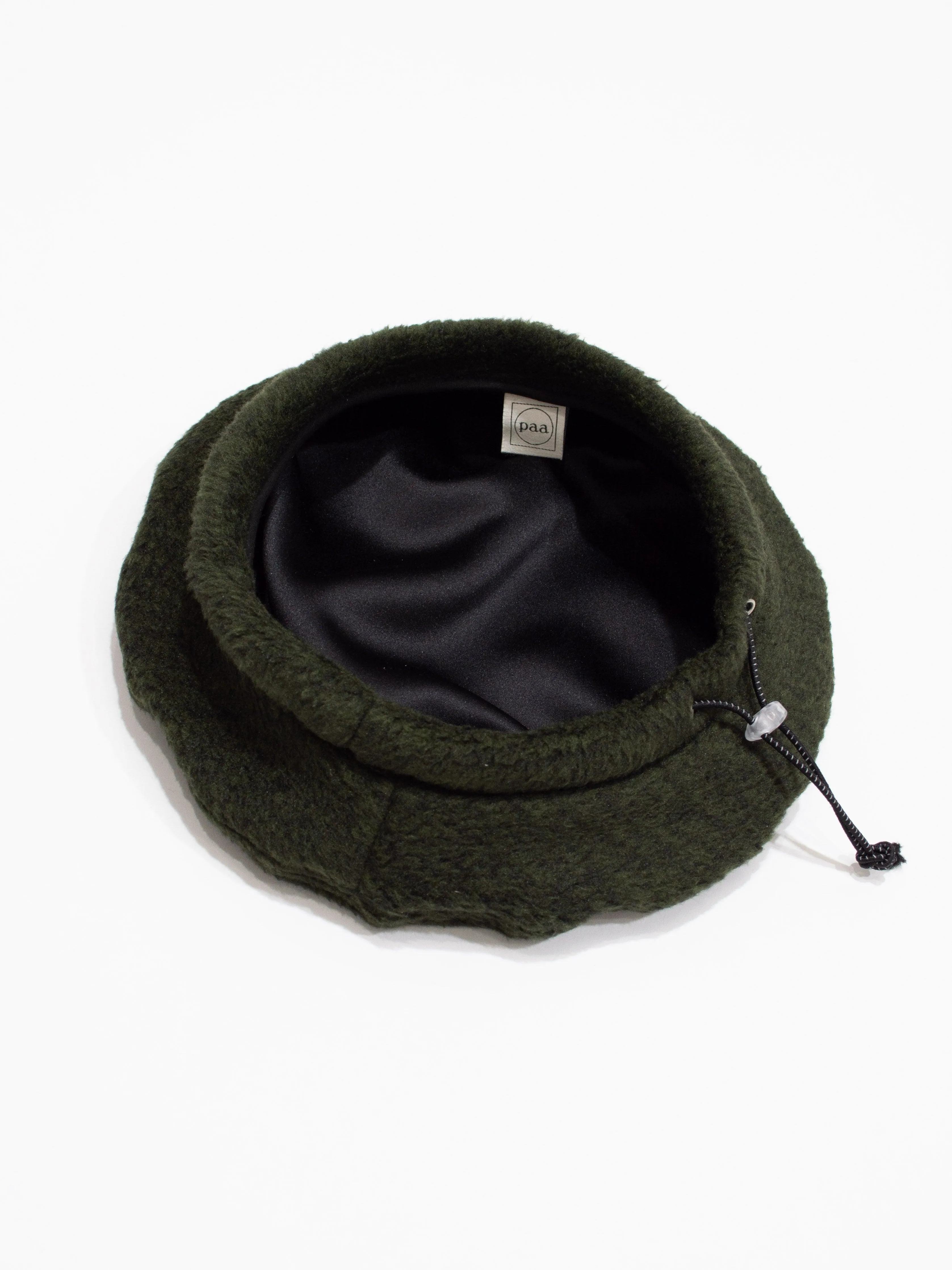 Shaggy Beret - Black Olive