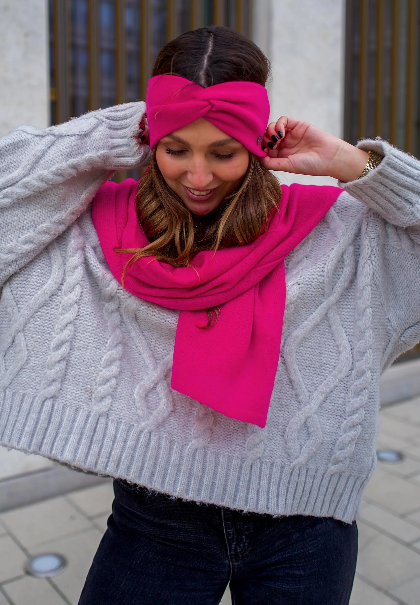 Signature Jersey Knit Cashmere Wrap