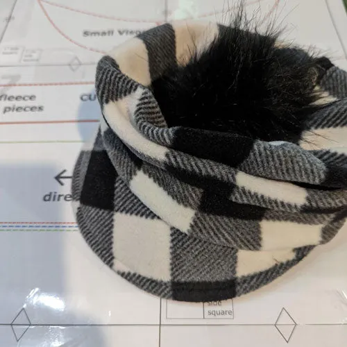 Slouchy Fashion Cap, perfect for fleece, full pattern, in digital format , in 3 head sizes