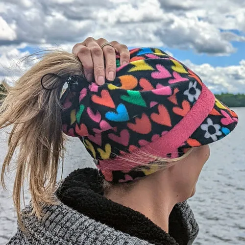 Slouchy Fashion Cap, perfect for fleece, full pattern, in digital format , in 3 head sizes