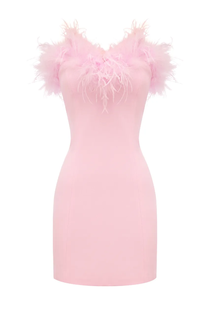VALENTINA MINI DRESS - MUSK