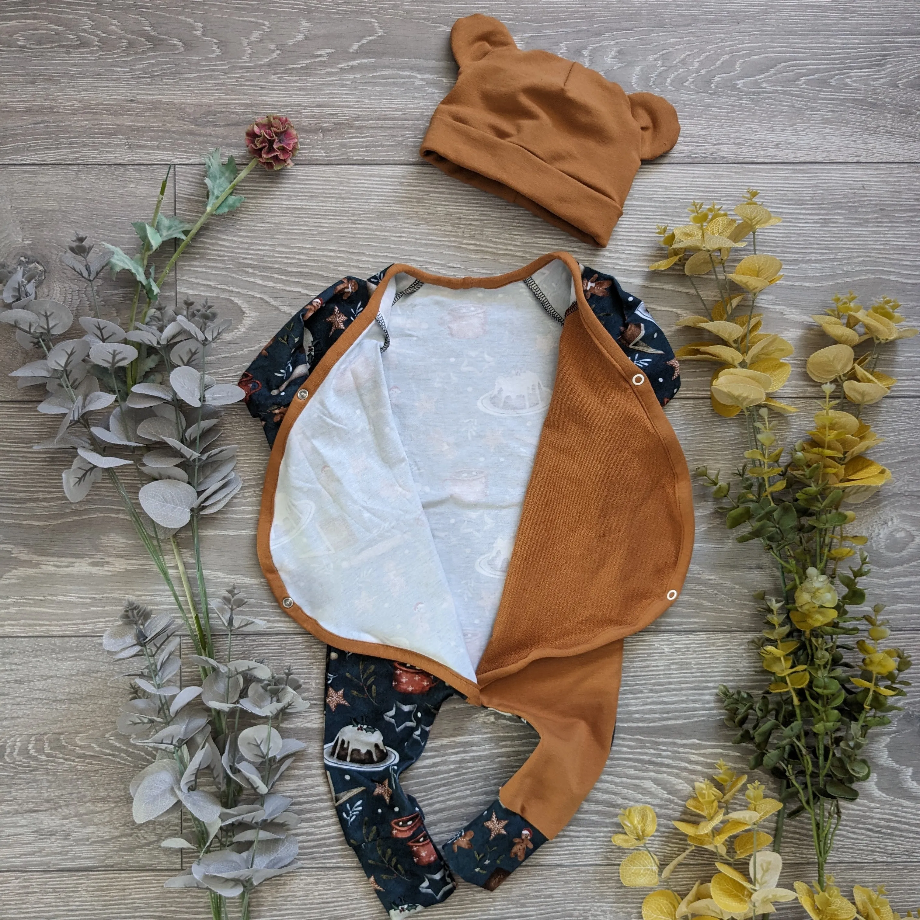Wrap romper long and short