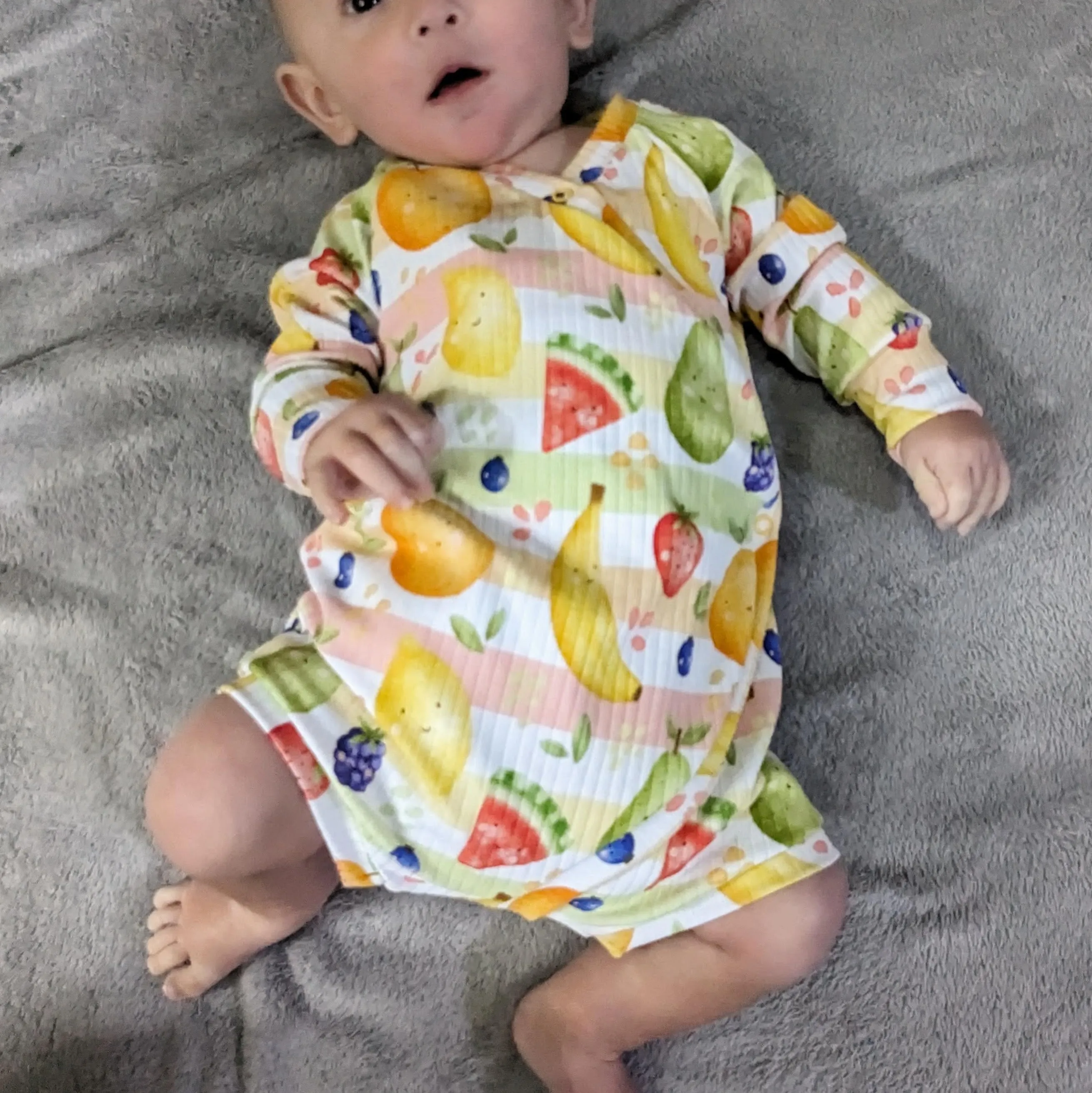 Wrap romper long and short