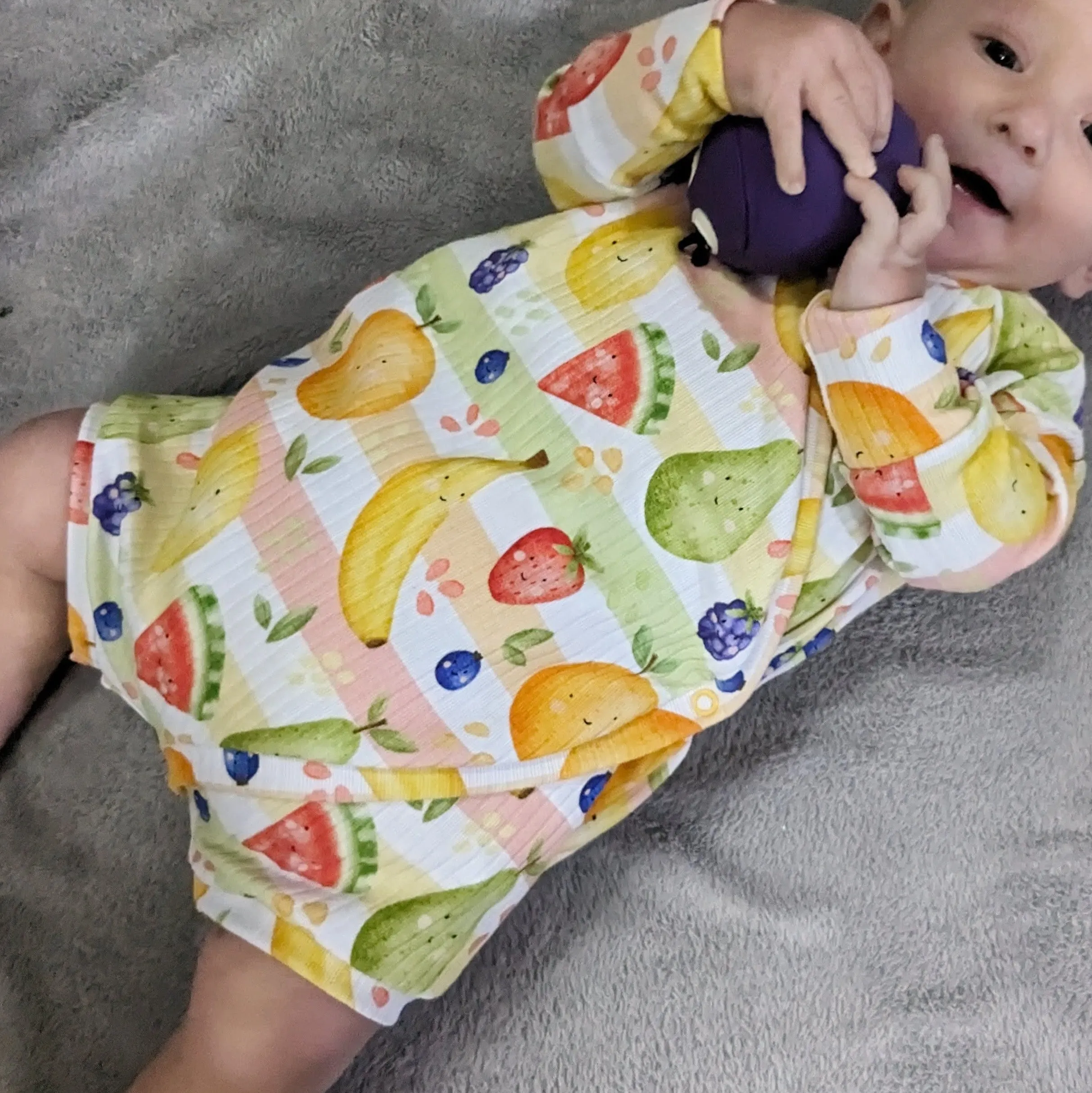 Wrap romper long and short